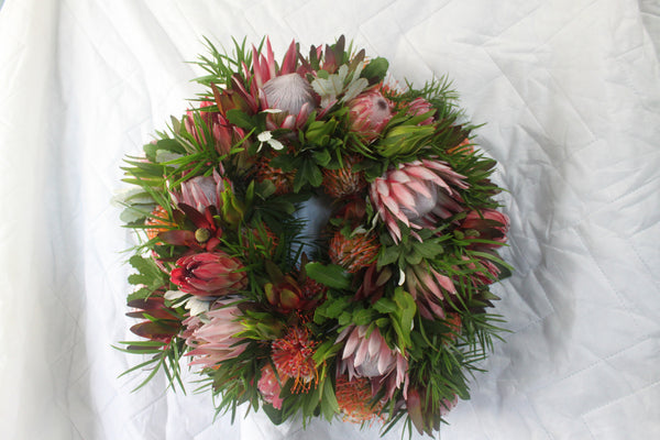 Protea Wreath